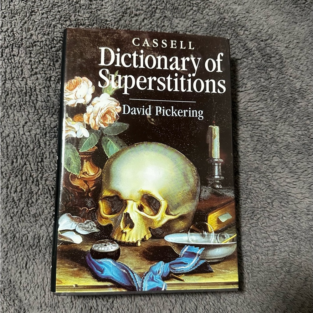 Dictionary of Superstitions by David Pickering ~ Hardcover, 1995